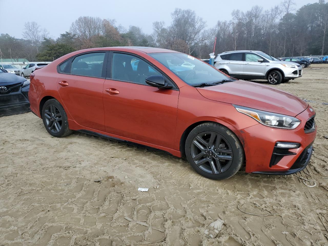 2021 KIA Forte VIN 3KPF34ADXME389561 Copart auction photo, rear end / front end damage thumbnail 4