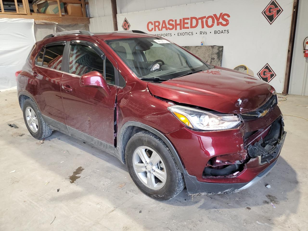 2017 Chevrolet Trax VIN 3GNCJLSB9HL209026 Copart auction photo, front end / rear end damage thumbnail 4