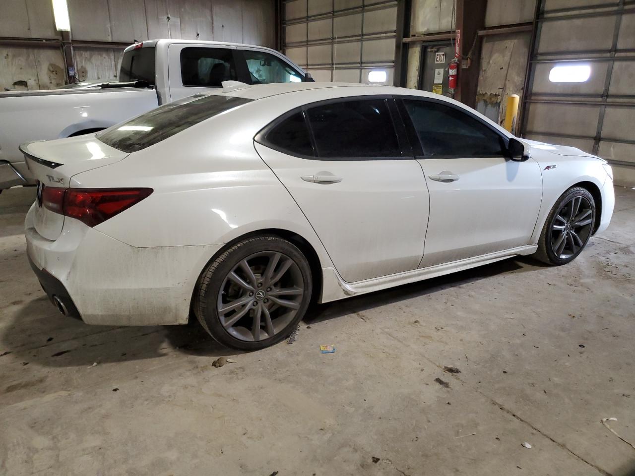 2020 Acura TLX VIN 19UUB1F69LA000009 Copart auction photo, front end / minor dent/scratches damage thumbnail 3
