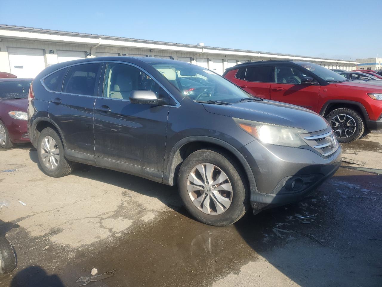 2014 Honda CR-V VIN 2HKRM4H53EH695765 Copart auction photo, rear end damage thumbnail 4