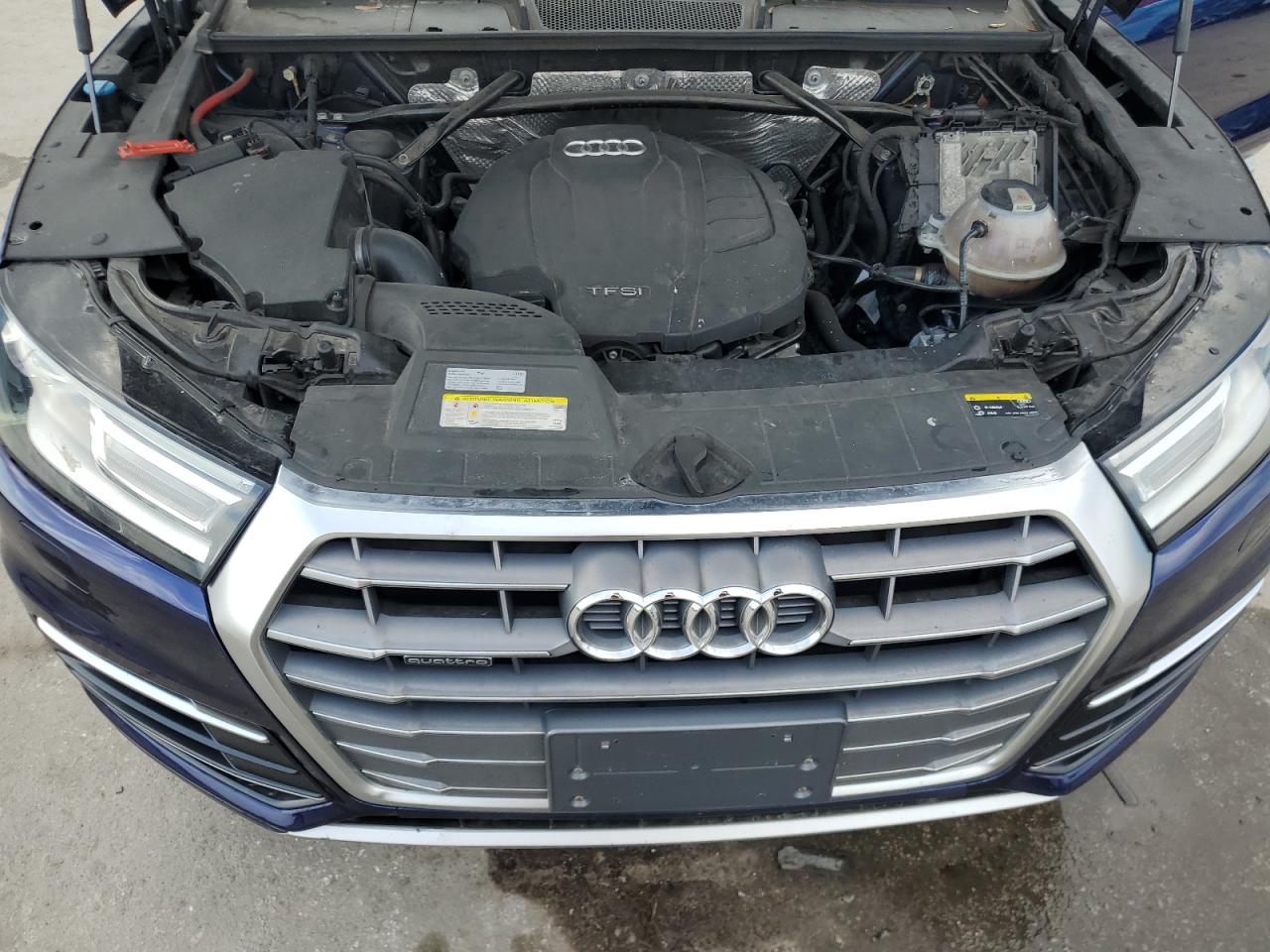2018 Audi Q5 VIN WA1ANAFY9J2062084 Copart auction photo, side / water/flood damage thumbnail 12