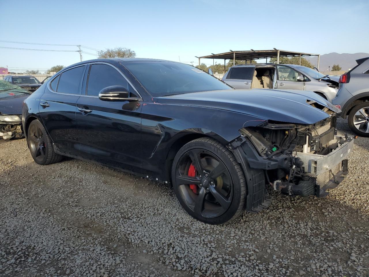 2019 Genesis G70 VIN KMTG34LE9KU027831 Copart auction photo, front end damage thumbnail 4