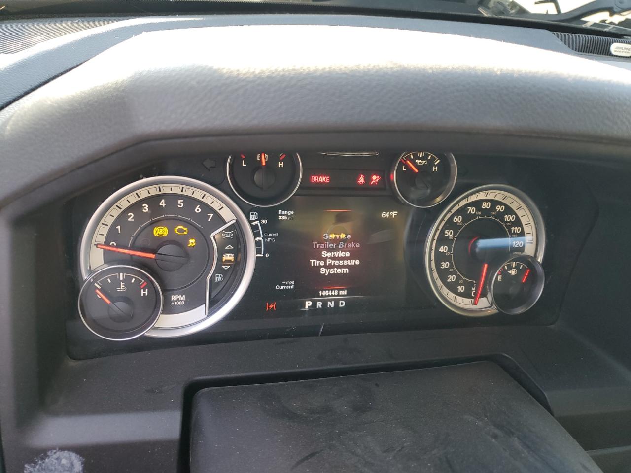 2014 RAM 1500 VIN 1C6RR7LT9ES214337 Copart auction photo, undercarriage / front end damage thumbnail 9