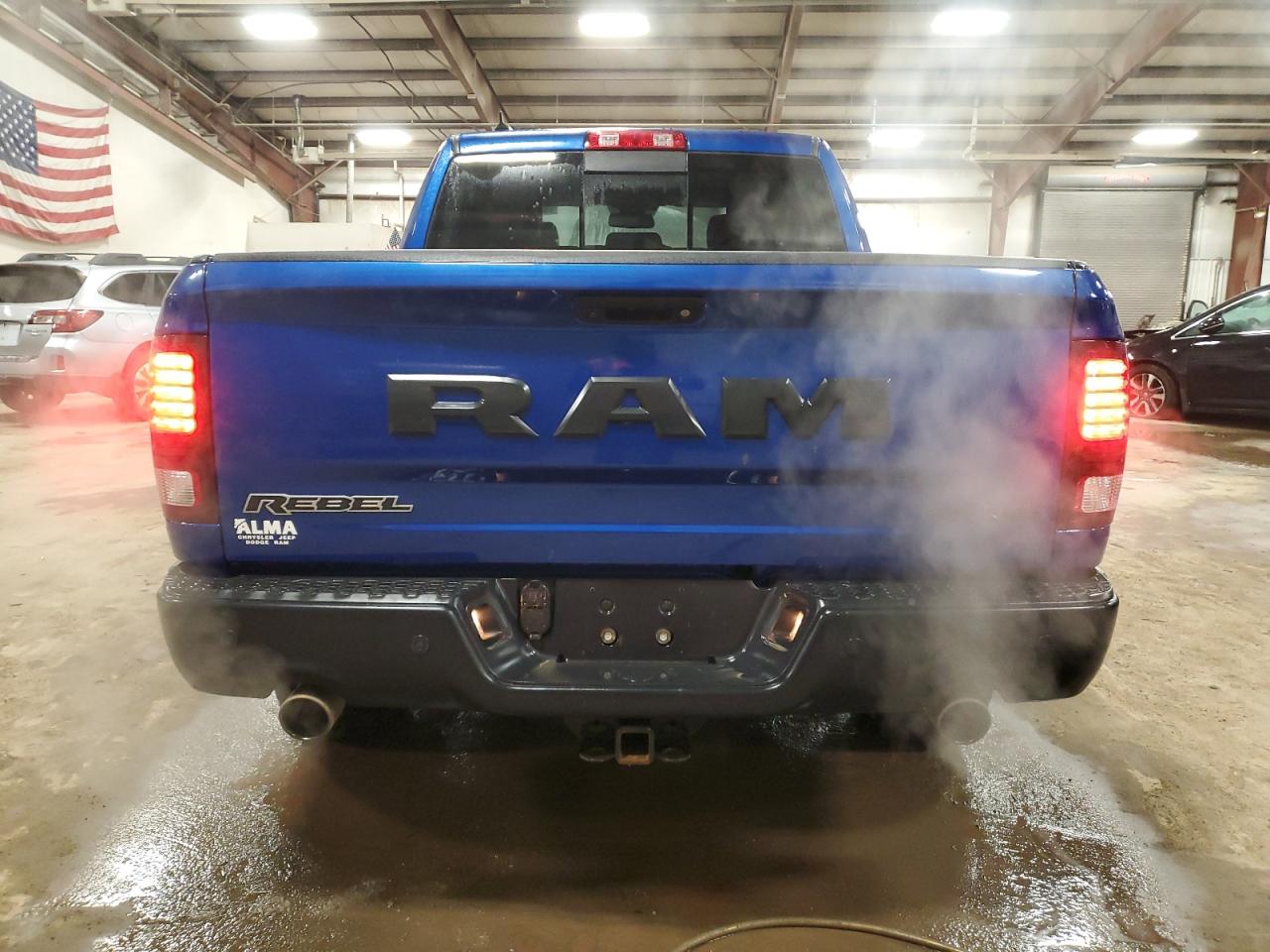 2018 RAM 1500 VIN 1C6RR7YT8JS204689 Copart auction photo, side / front end damage thumbnail 6