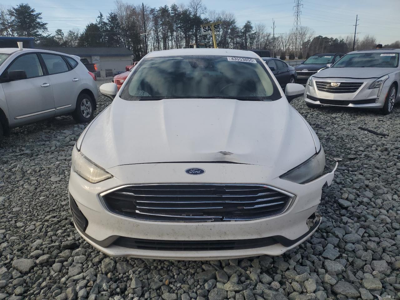 2019 Ford Fusion VIN 3FA6P0H74KR154159 Copart auction photo, front end damage thumbnail 5