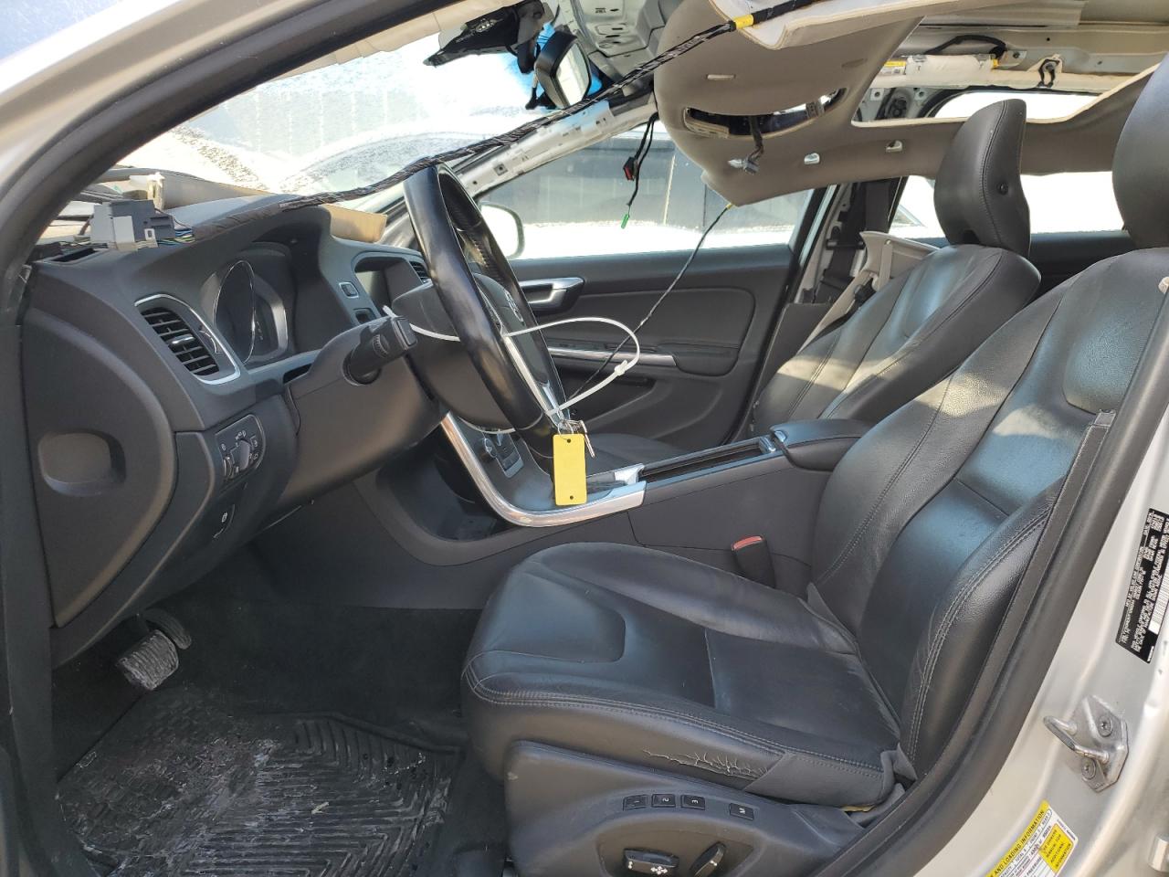 2015 Volvo V60 VIN YV140MEB7F1200244 Copart auction photo, front end / stripped damage thumbnail 7