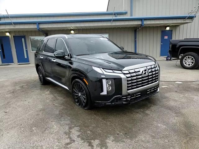 2024 Hyundai Palisade VIN KM8R7DGE9RU802818 Copart auction photo, front end / rear end damage thumbnail 14