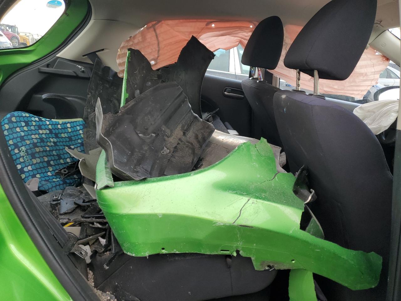 2012 Mazda 2 VIN JM1DE1KY0C0146351 Copart auction photo, front end / side damage thumbnail 11