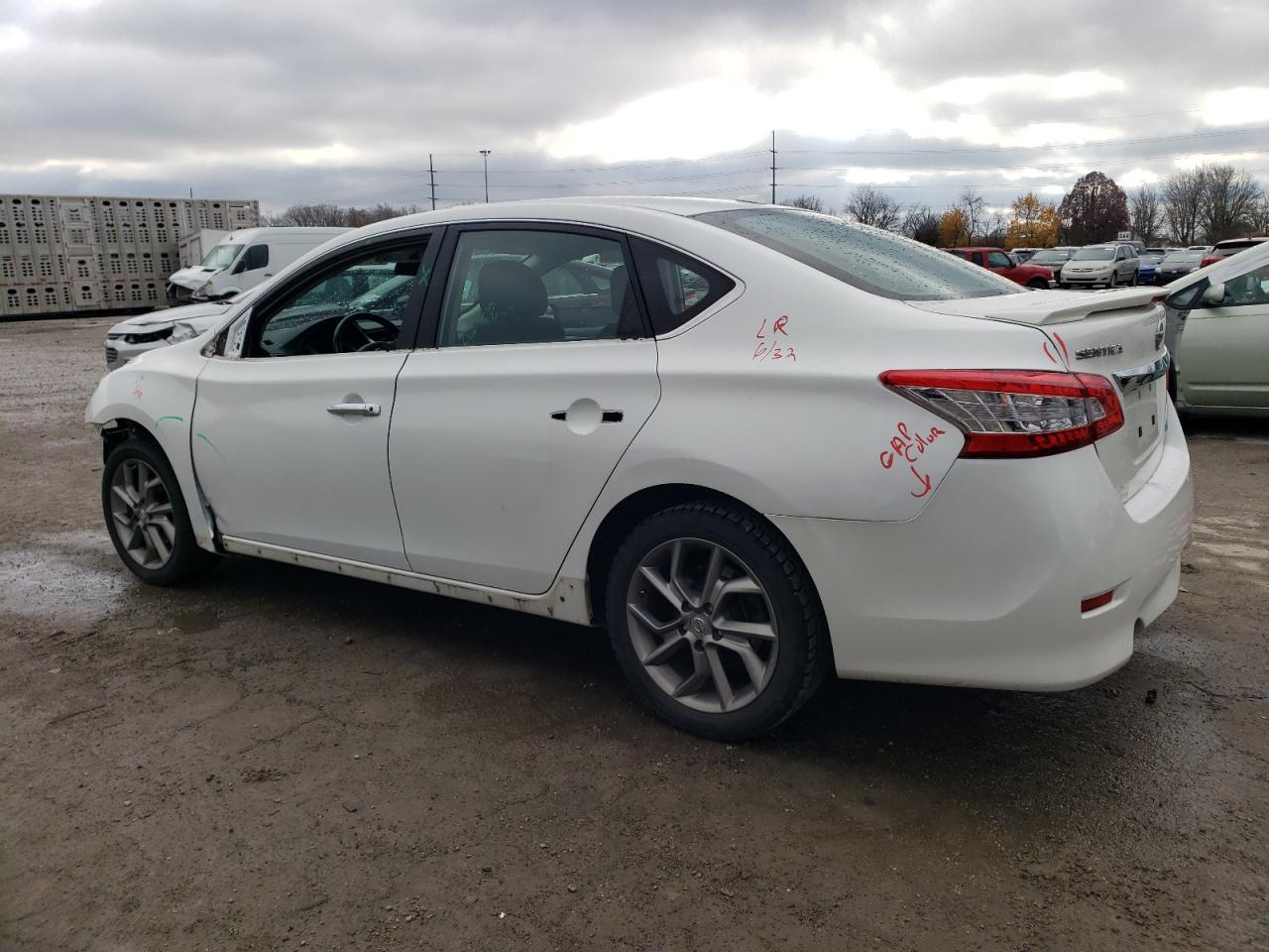 2015 Nissan Sentra VIN 3N1AB7AP5FY342743 Copart auction photo, front end / all over damage thumbnail 2