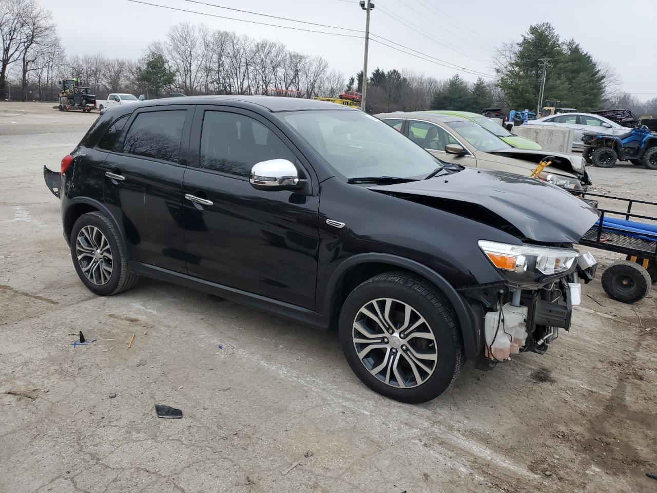 2017 Mitsubishi Outlander VIN JA4AP3AU3HZ007948 Copart auction photo, all over / front end damage thumbnail 4