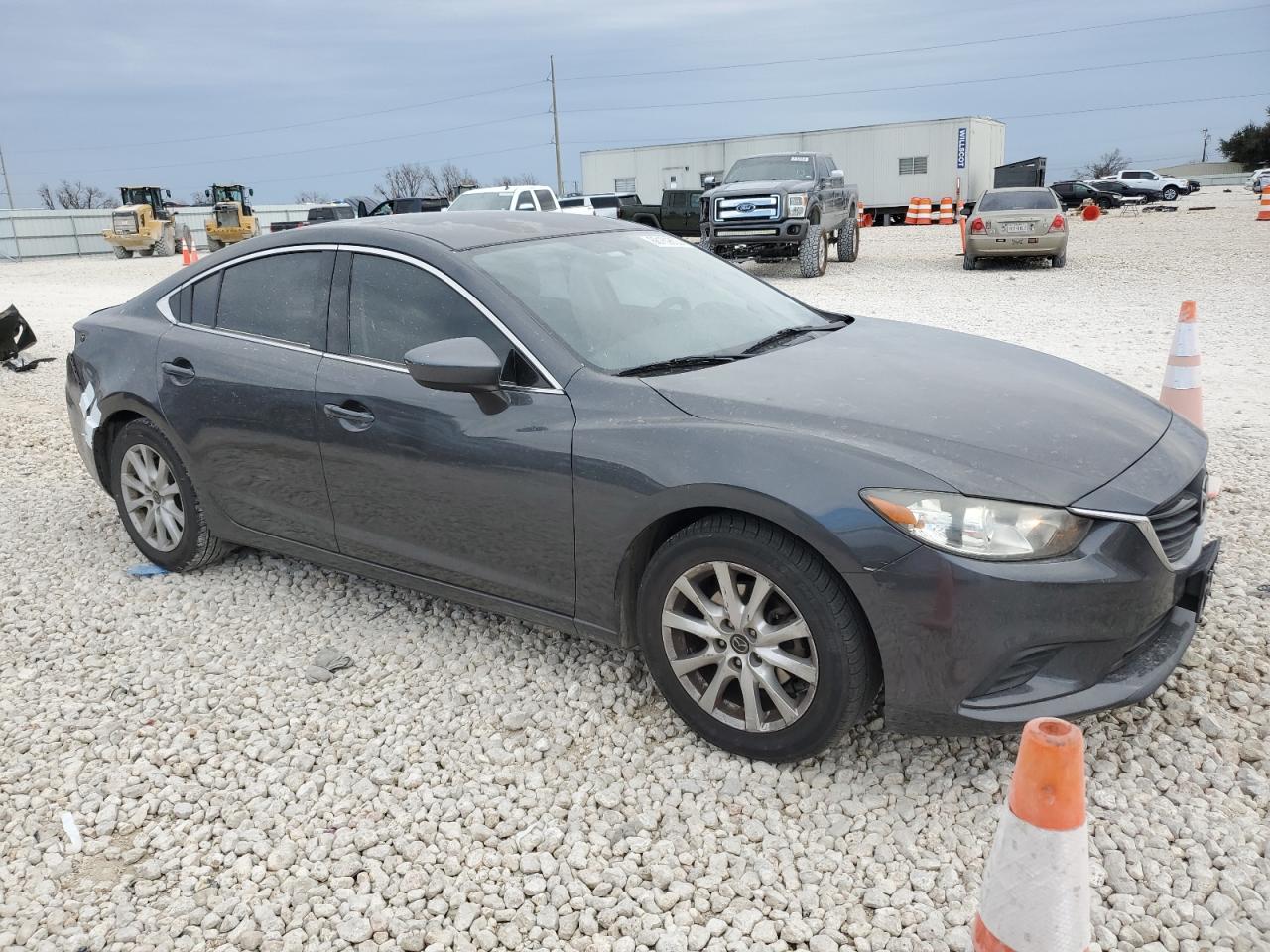 2015 Mazda 6 VIN JM1GJ1U57F1206345 Copart auction photo, rear end damage thumbnail 4
