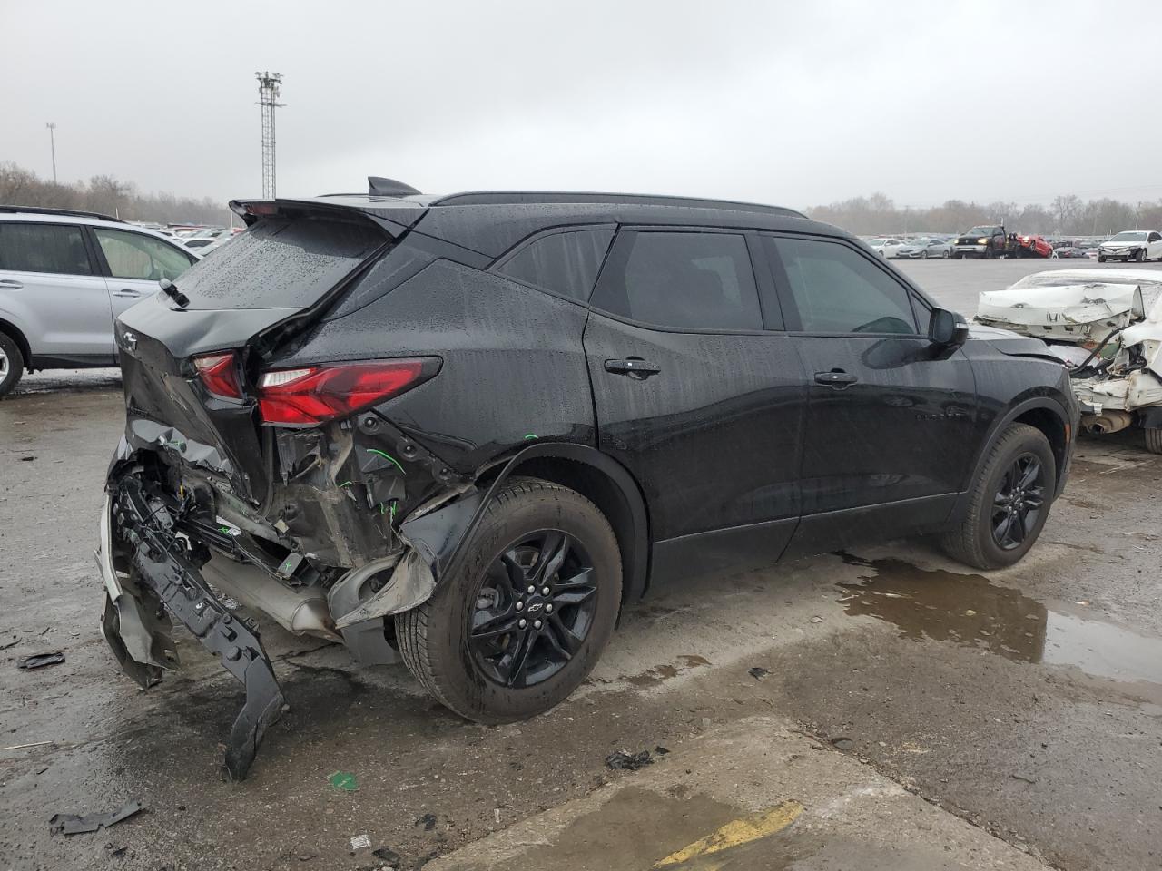 2021 Chevrolet Blazer VIN 3GNKBCRS3MS528341 Copart auction photo, front end / rear end damage thumbnail 3