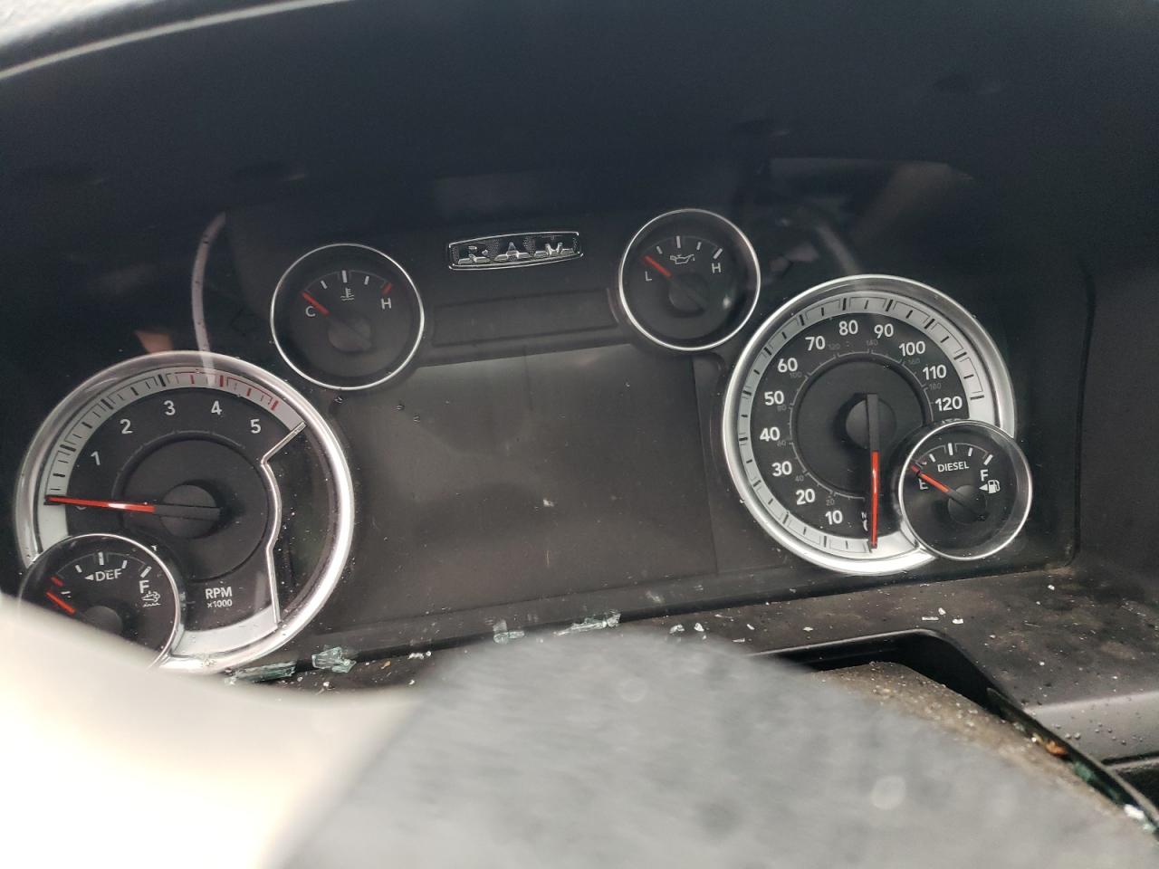 2013 RAM 2500 VIN 3C6UR5NL8DG614598 Copart auction photo, all over damage thumbnail 9