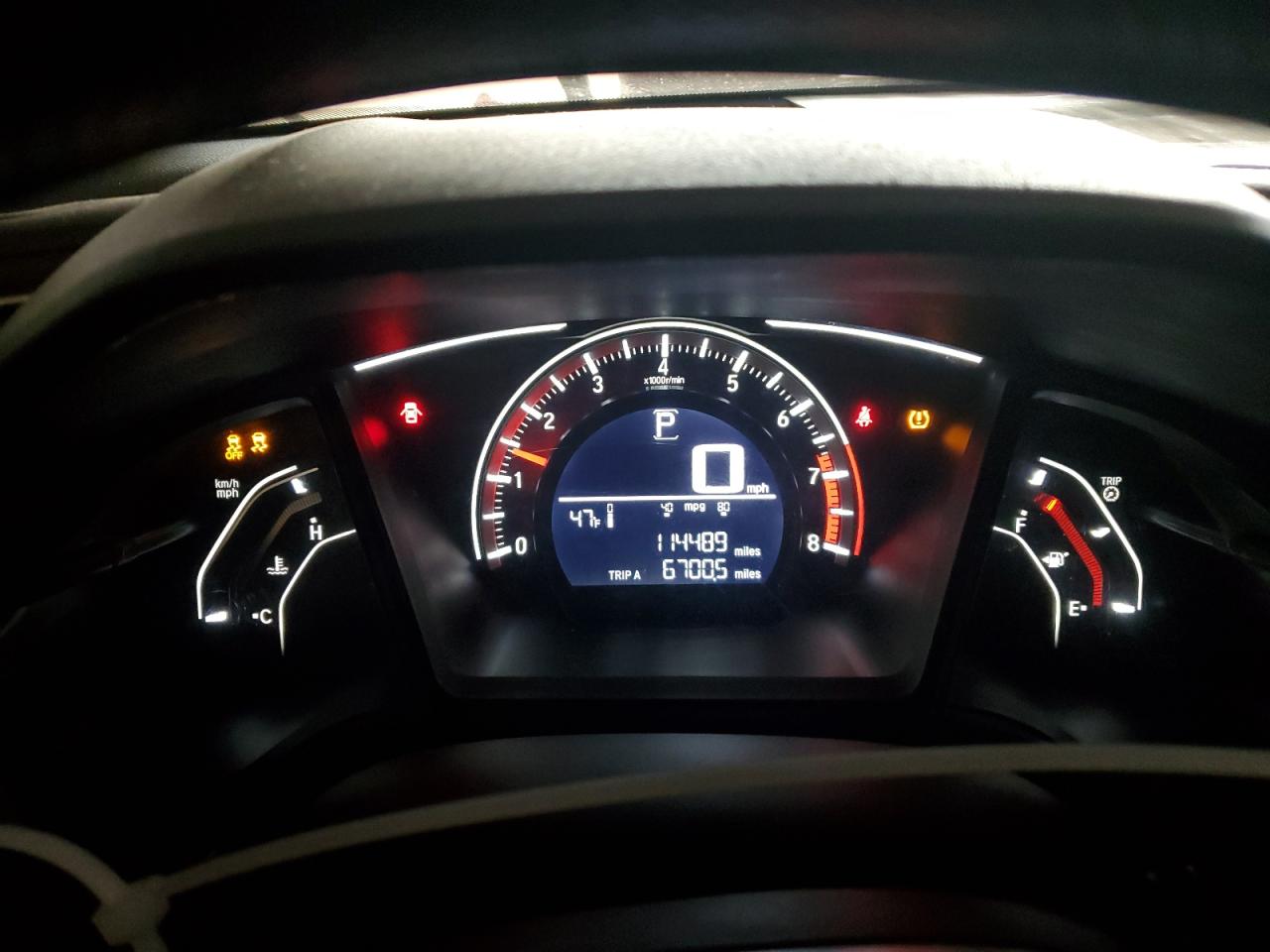 2018 Honda Civic VIN 19XFC2F52JE003815 Copart auction photo, rear end / front end damage thumbnail 9