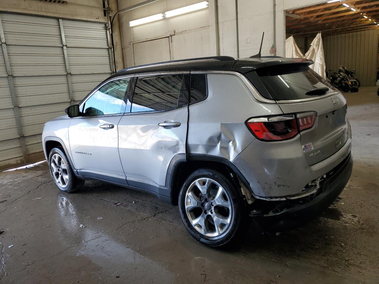 2022 Jeep Compass VIN 3C4NJDCB5NT118479 Copart auction photo, side / undercarriage damage thumbnail 2