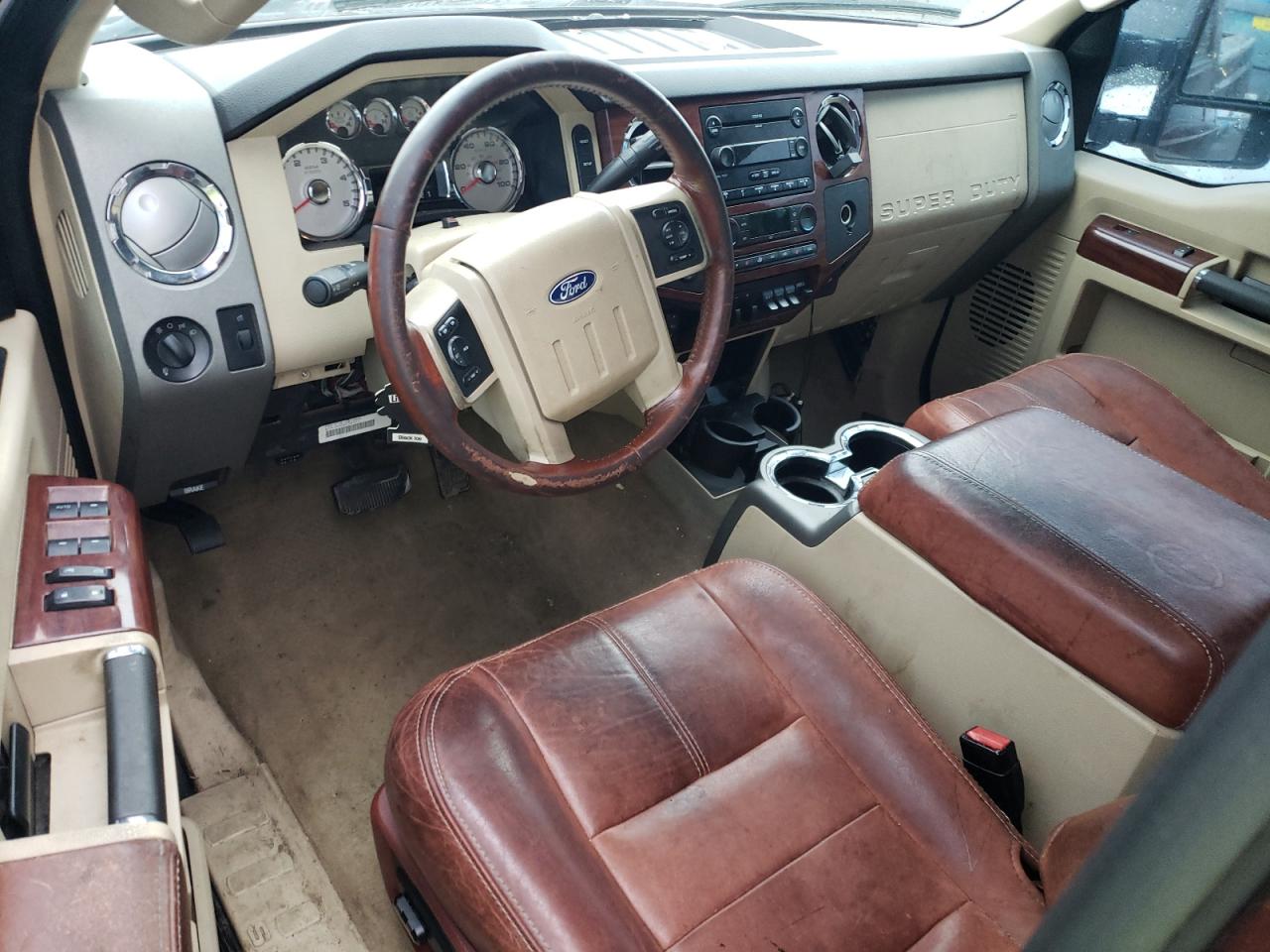 2008 Ford F250 VIN 1FTSW21R18ED14951 Copart auction photo, side damage thumbnail 8