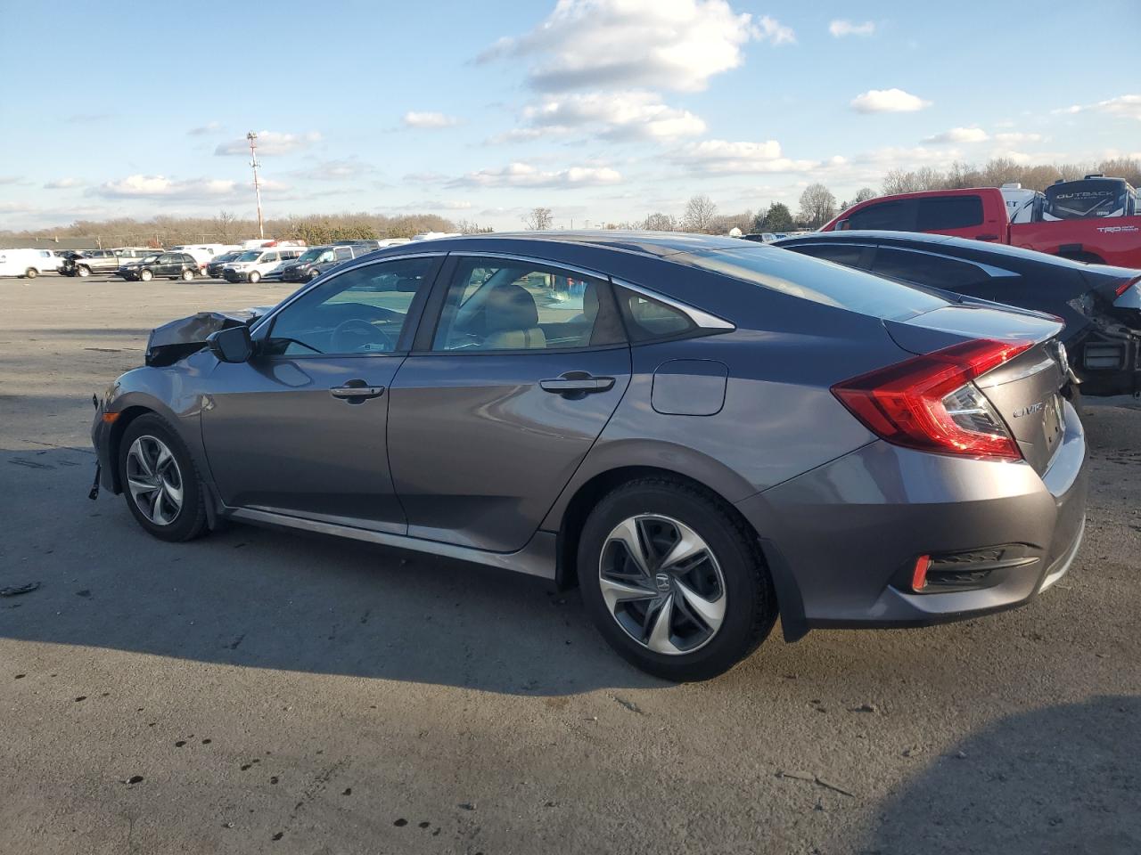 2019 Honda Civic VIN 2HGFC2F67KH547016 Copart auction photo, front end damage thumbnail 2