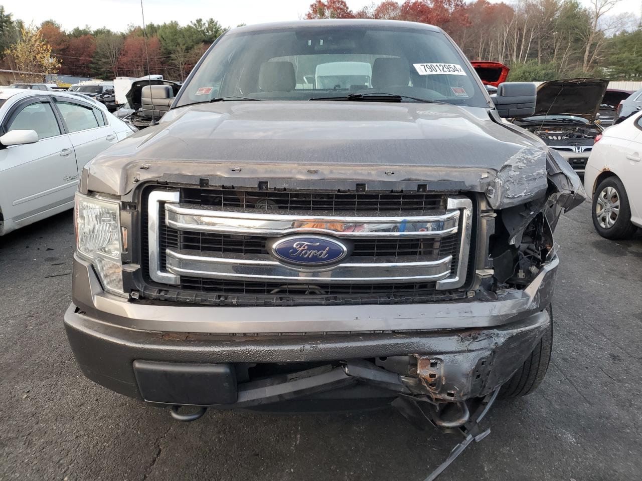 2013 Ford F-150 VIN 1FTFX1EF4DKE13901 Copart auction photo, front end / side damage thumbnail 5