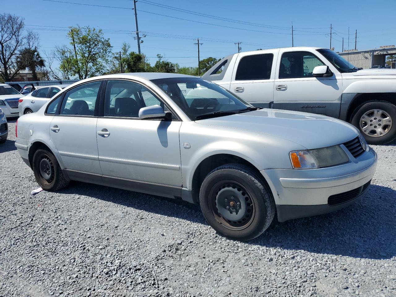 2001 Volkswagen Passat VIN WVWAC63B91P019327 Copart auction photo, side damage thumbnail 4