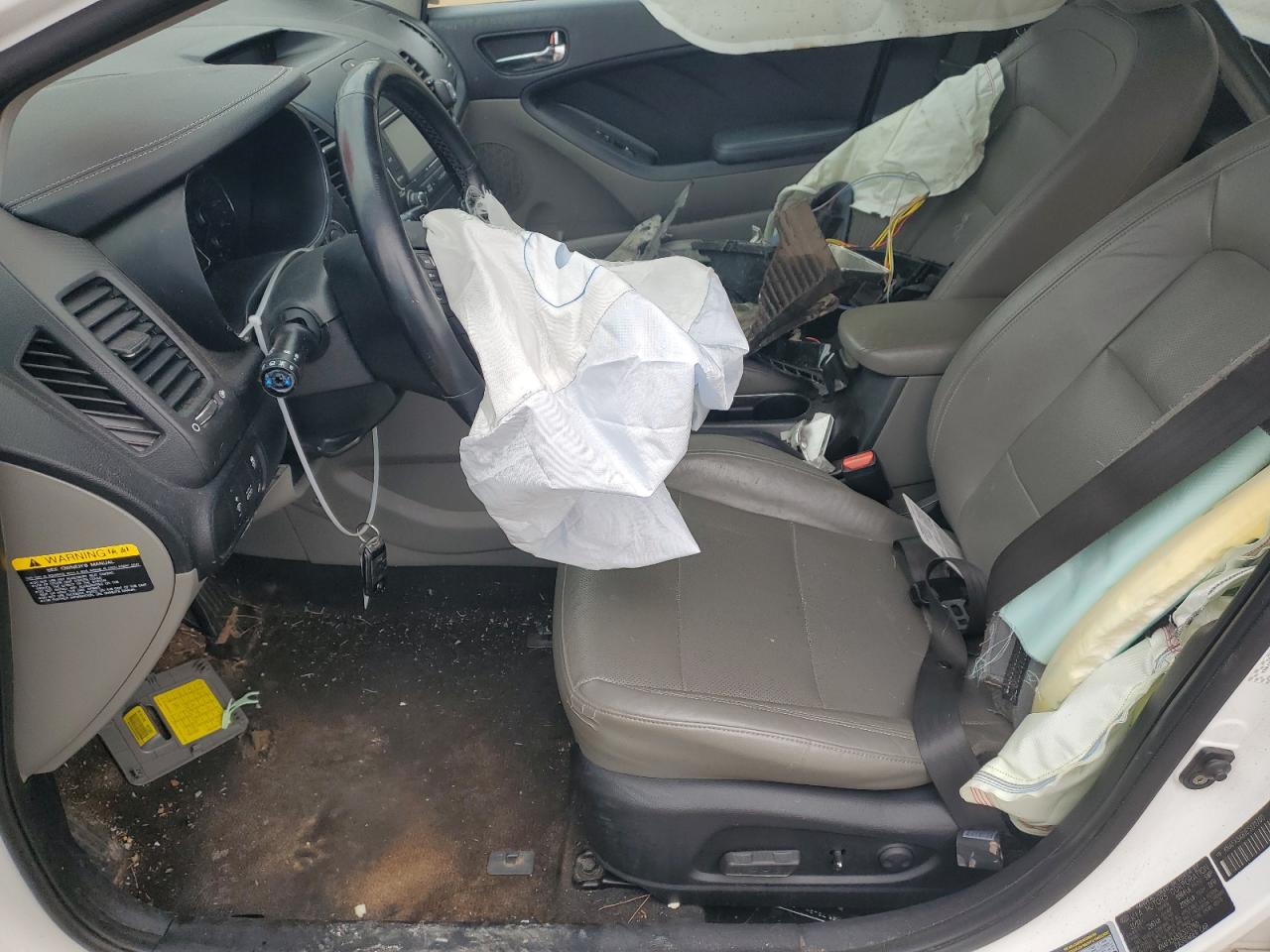 2014 KIA Forte VIN KNAFX5A81E5171760 Copart auction photo, front end / mechanical damage thumbnail 7