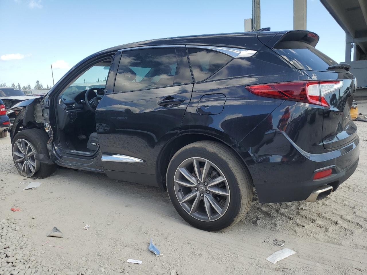2022 Acura RDX VIN 5J8TC1H51NL004933 Copart auction photo, front end / side damage thumbnail 2