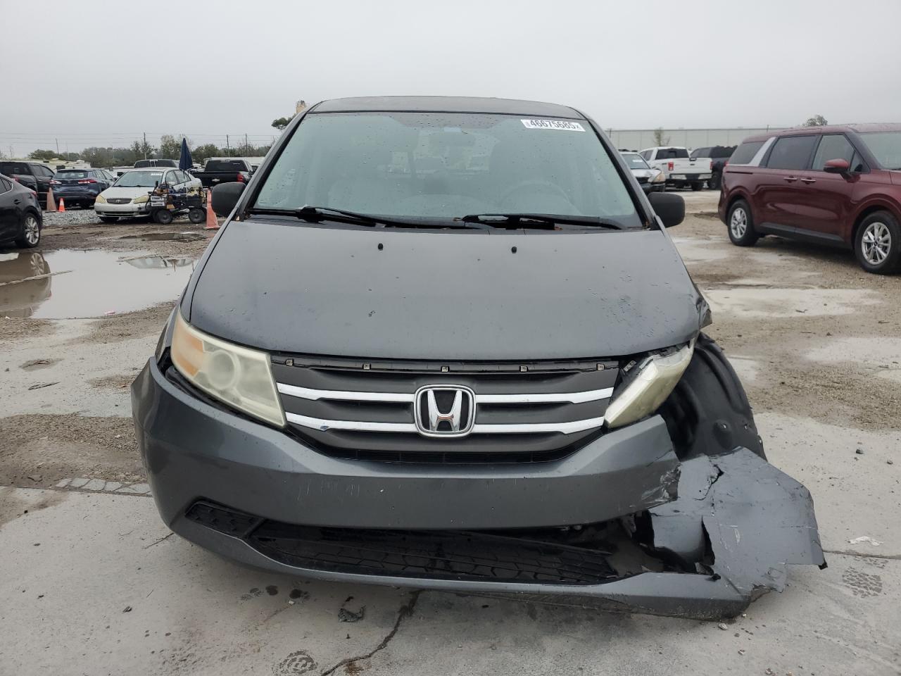 2013 Honda Odyssey VIN 5FNRL5H25DB028790 Copart auction photo, front end damage thumbnail 5