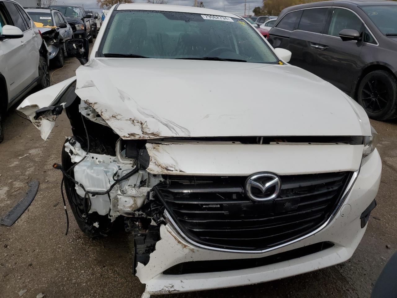 2014 Mazda 3 VIN JM1BM1U77E1150103 Copart auction photo, front end / undercarriage damage thumbnail 5