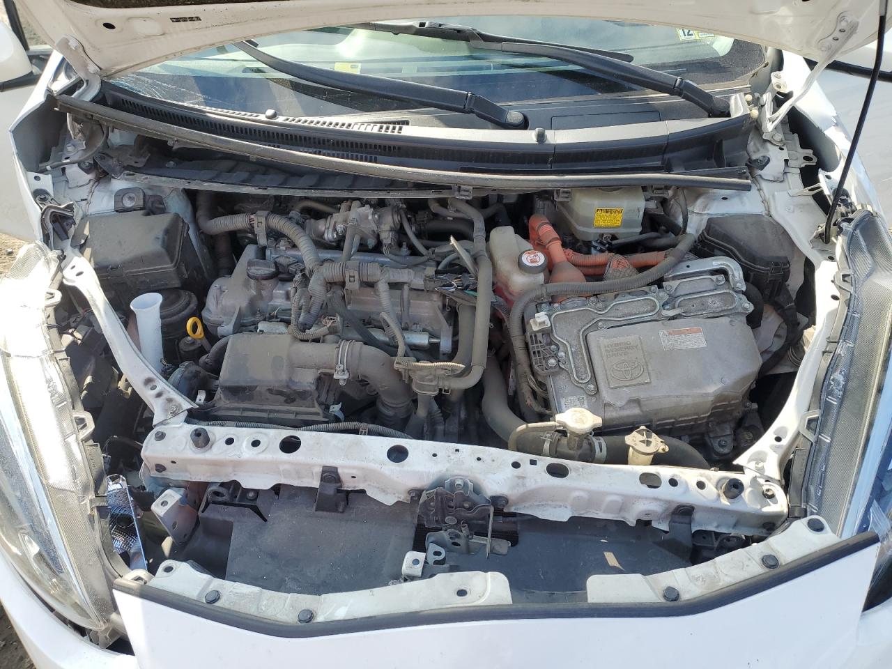2018 Toyota Prius VIN JTDKDTB36J1600927 Copart auction photo, front end / minor dent/scratches damage thumbnail 12