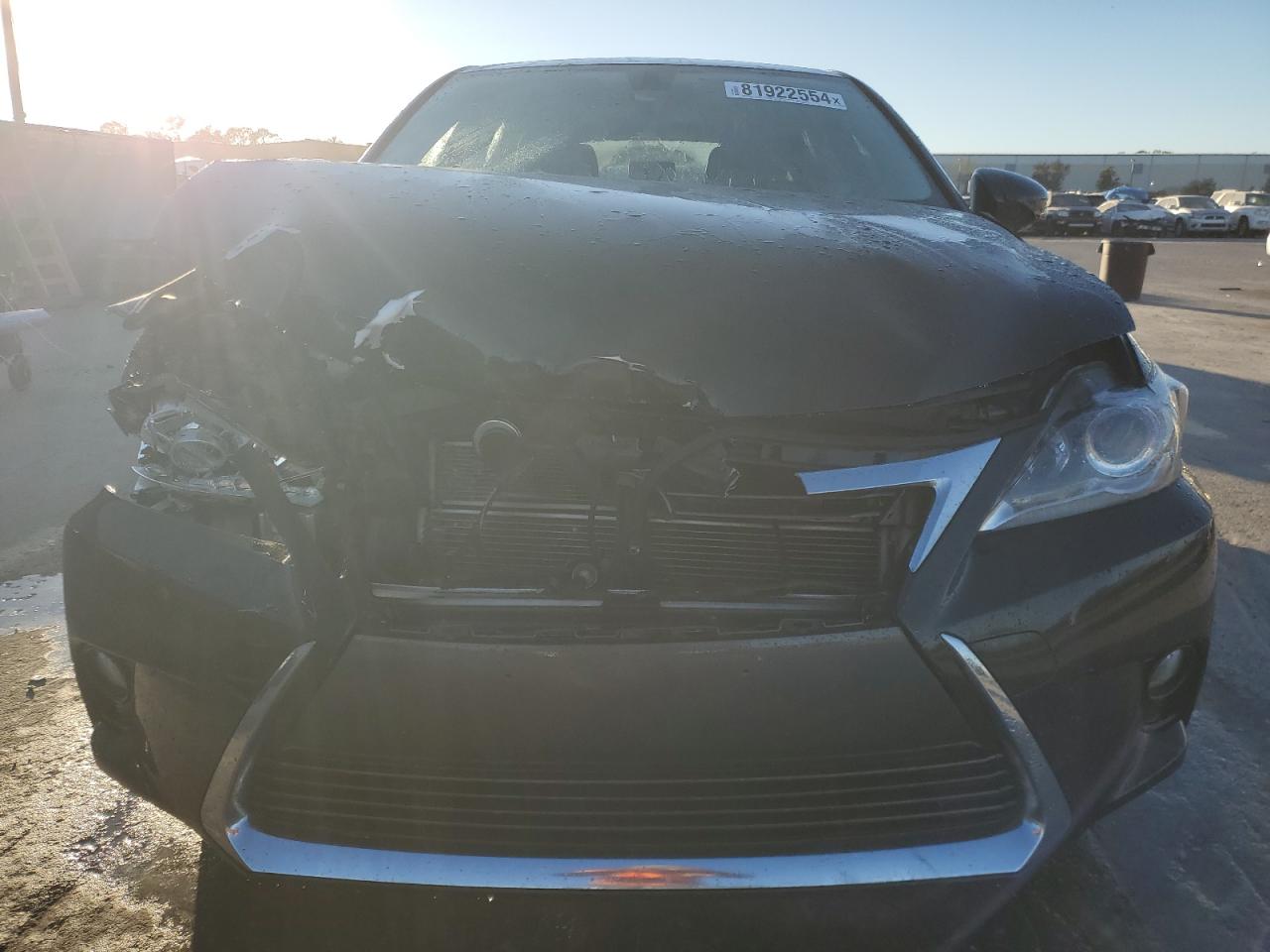 2017 Lexus CT VIN JTHKD5BH3H2293064 Copart auction photo, front end / side damage thumbnail 5