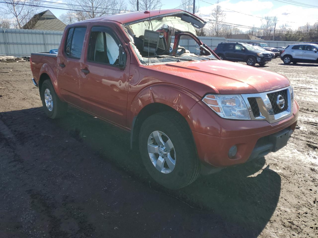 2012 Nissan Navara (Frontier) VIN 1N6AD0EV7CC427561 Copart auction photo, all over damage thumbnail 4