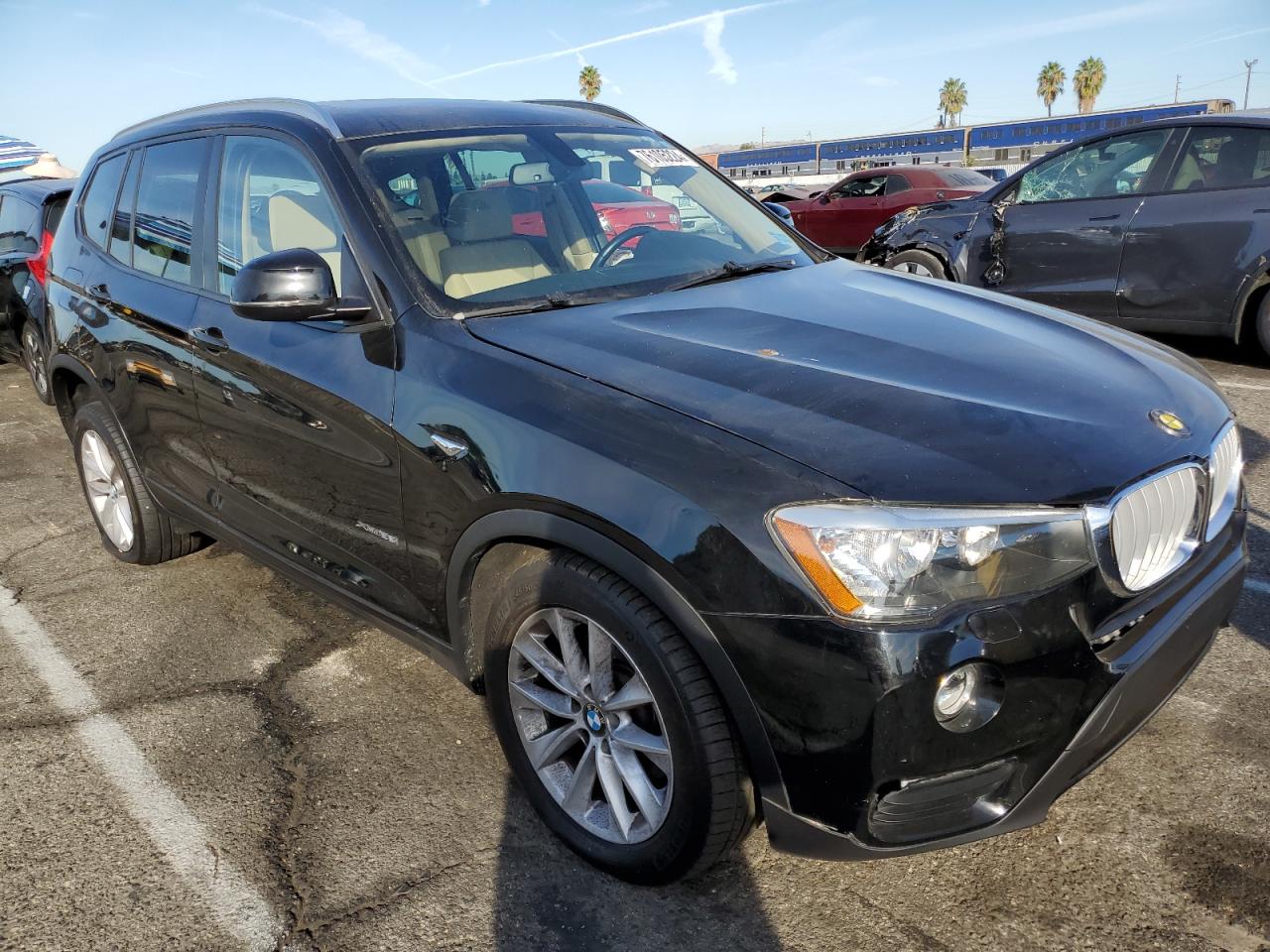 2016 BMW X3 VIN 5UXWX9C54G0D72888 Copart auction photo, all over damage thumbnail 4