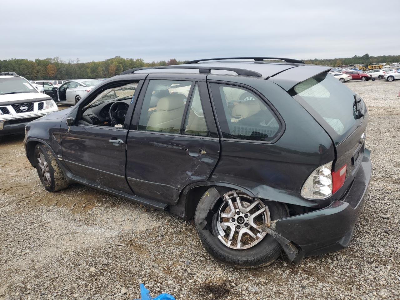 2006 BMW X5 VIN 5UXFA13566LY02336 Copart auction photo, all over / undercarriage damage thumbnail 2