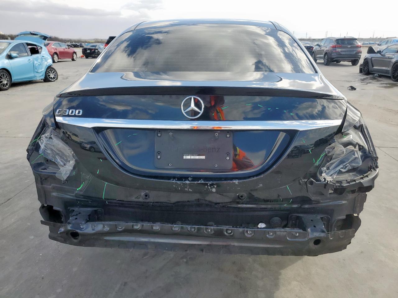 2016 Mercedes-Benz C-klasse VIN 55SWF4JB8GU175414 Copart auction photo, rear end damage thumbnail 6