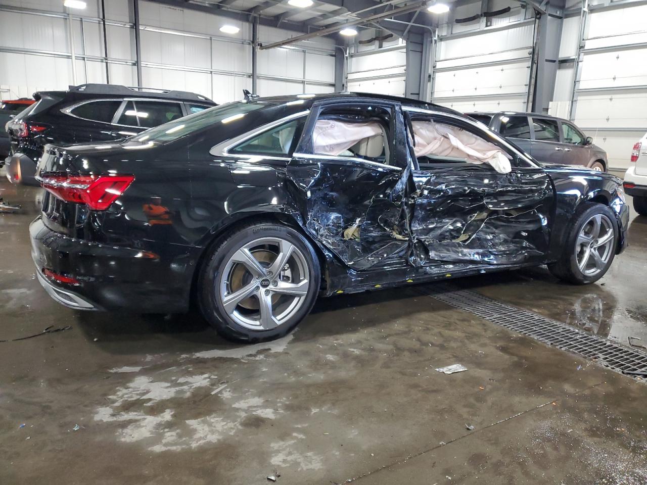 2024 Audi A6 VIN WAUE3BF25RN035695 Copart auction photo, side / front end damage thumbnail 3