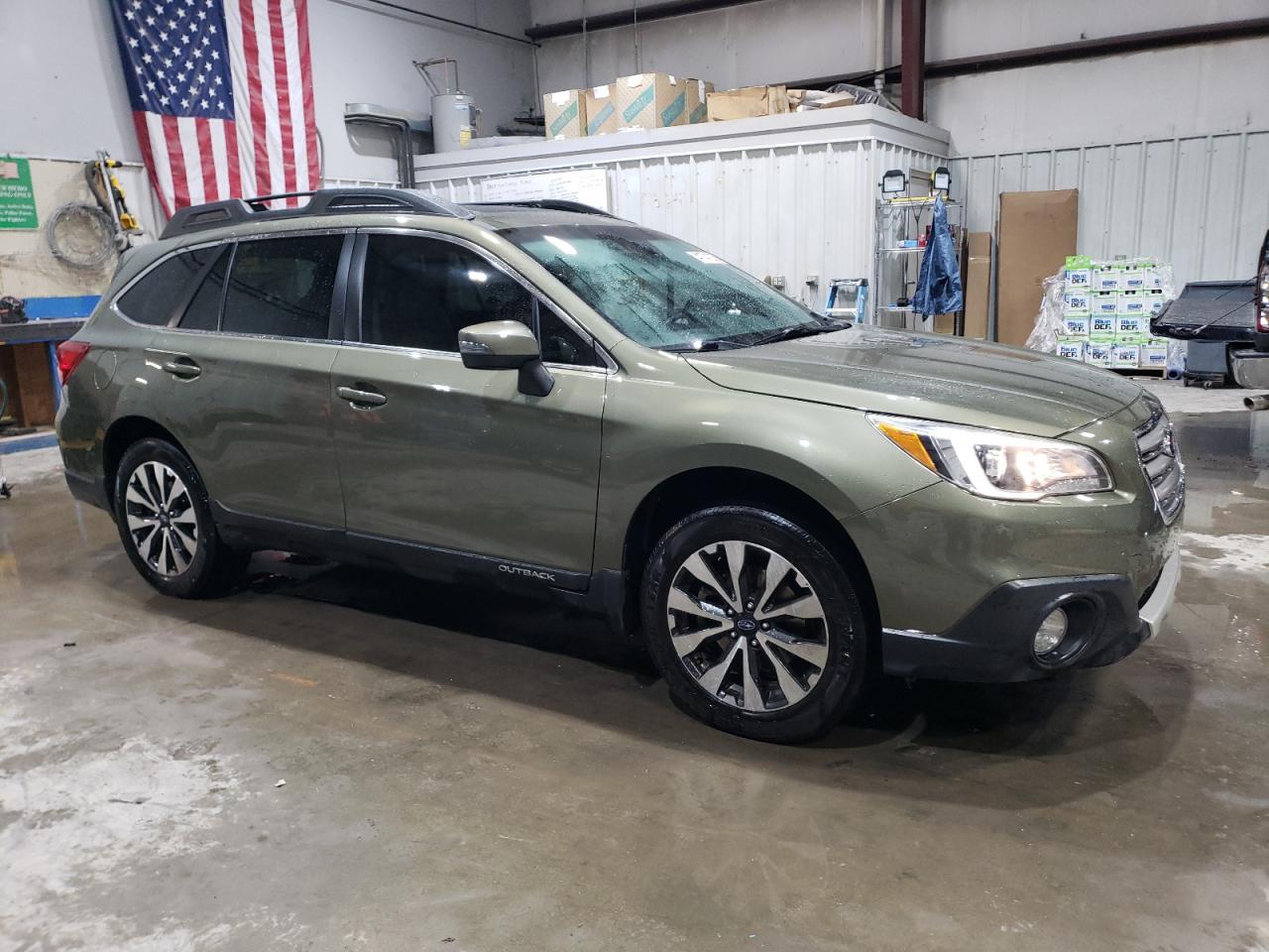 2015 Subaru Outback VIN 4S4BSBNC1F3328371 Copart auction photo, rear end damage thumbnail 4