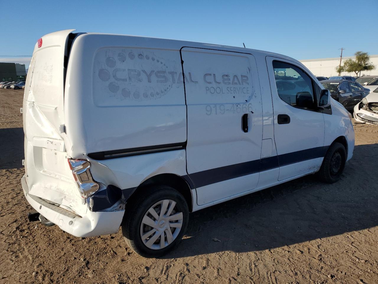 2017 Nissan NV VIN 3N6CM0KN7HK709049 Copart auction photo, rear end damage thumbnail 3
