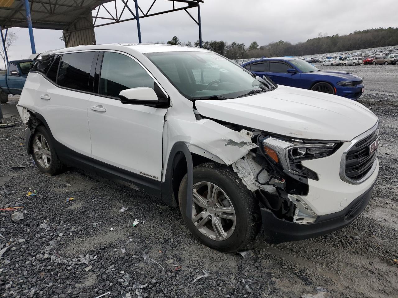 2020 GMC Terrain VIN 3GKALMEV3LK273033 Copart auction photo, rear end / front end damage thumbnail 4