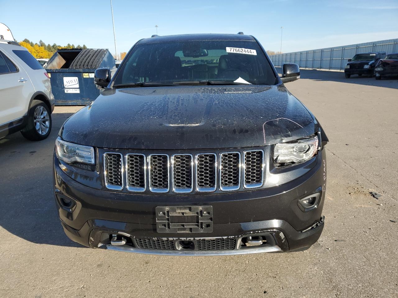 2014 Jeep Grand Cherokee VIN 1C4RJFCM2EC380583 Copart auction photo, front end / minor dent/scratches damage thumbnail 5