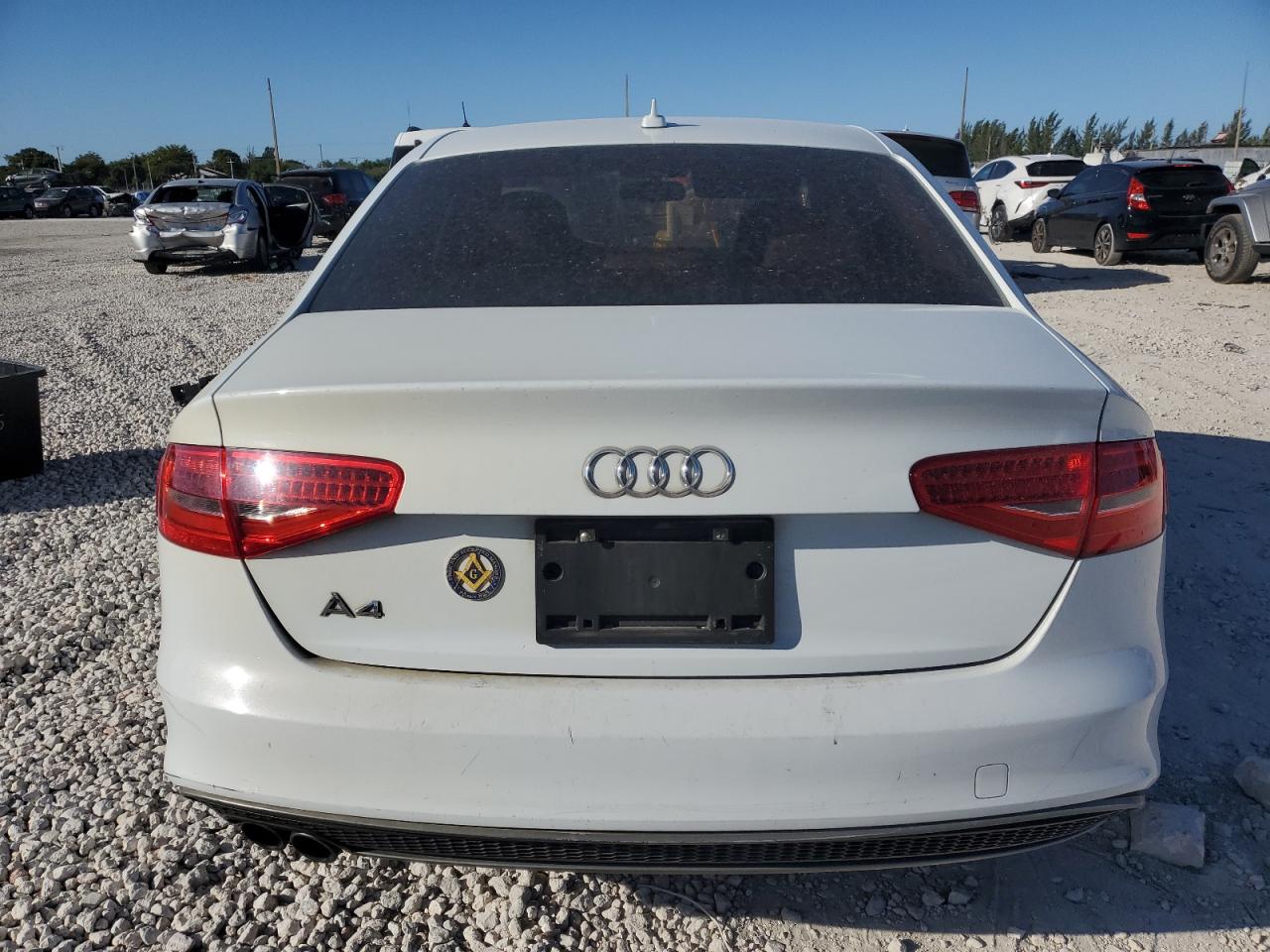 2014 Audi A4 VIN WAUAFAFL9EN001083 Copart auction photo, front end / side damage thumbnail 6