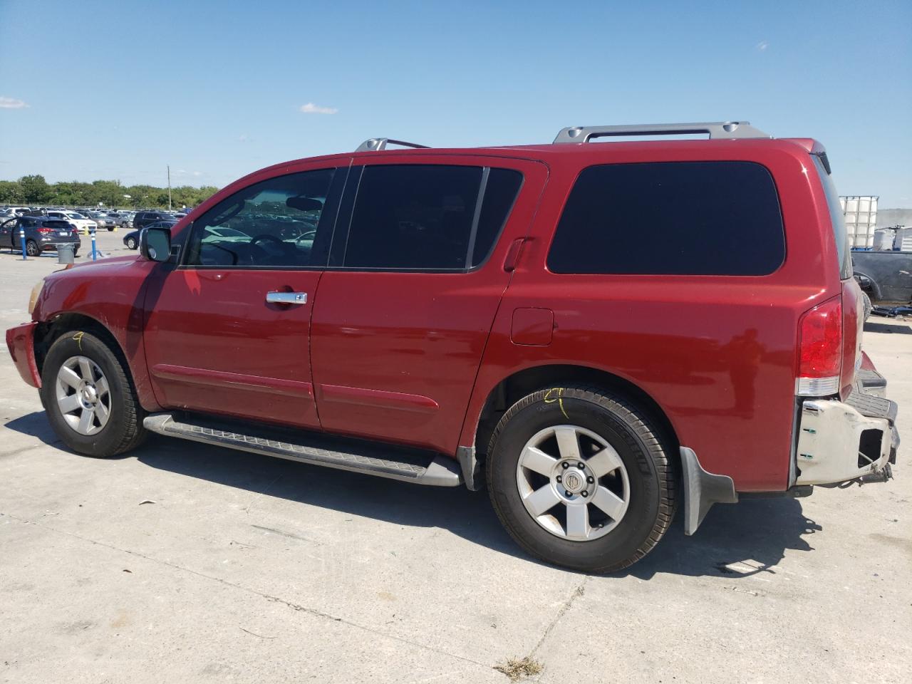 2005 Nissan Armada VIN 5N1AA08B75N733854 Copart auction photo, front end / rear end damage thumbnail 2