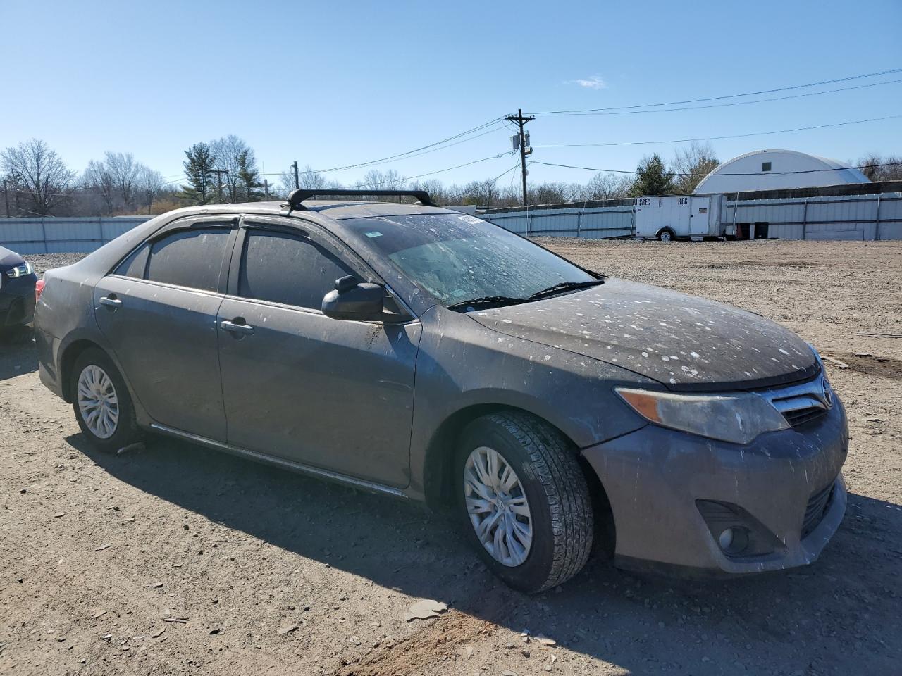 2014 Toyota Camry VIN 4T4BF1FK6ER362566 Copart auction photo, side / front end damage thumbnail 4