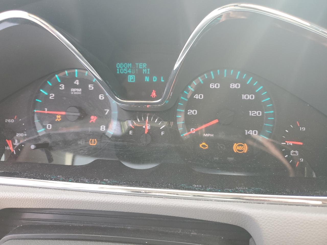 2014 Chevrolet Traverse VIN 1GNKRFED4EJ172330 Copart auction photo, front end / side damage thumbnail 9