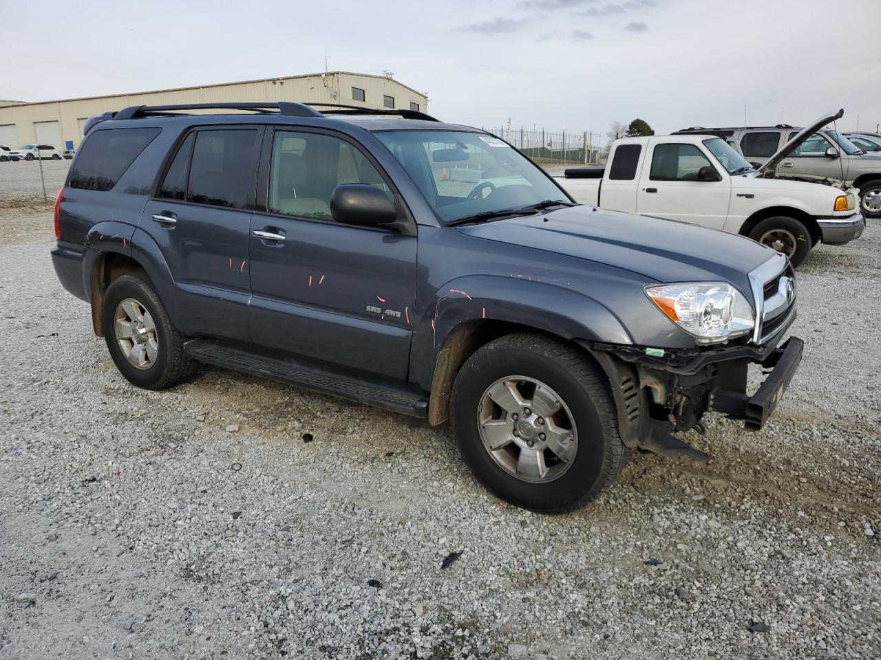 2007 Toyota 4Runner VIN JTEBU14R170116230 Copart auction photo, front end / side damage thumbnail 4