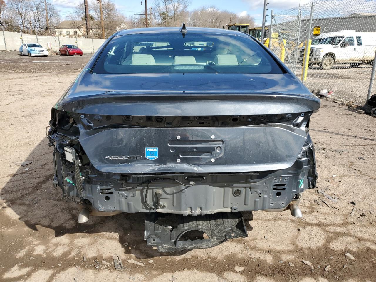 2024 Honda Accord VIN 1HGCY1F35RA029161 Copart auction photo, rear end damage thumbnail 6