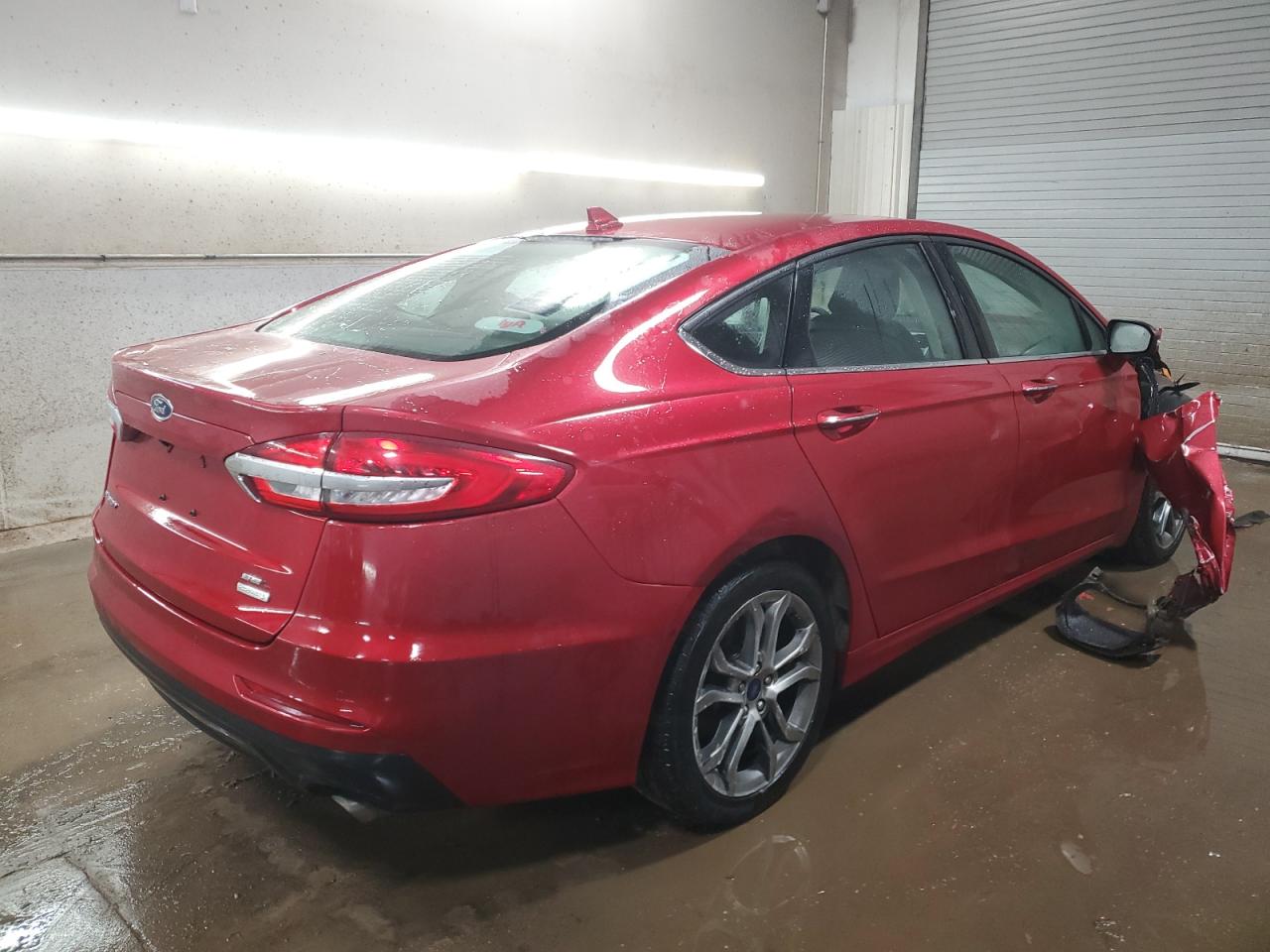 2020 Ford Fusion VIN 3FA6P0CD2LR164008 Copart auction photo, front end / side damage thumbnail 3