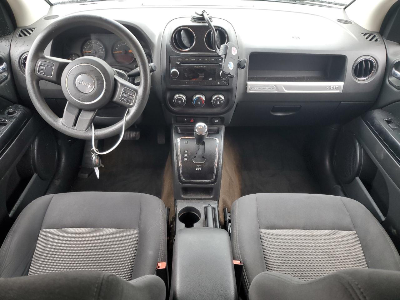 2015 Jeep Compass VIN 1C4NJCBA8FD438583 Copart auction photo, side / front end damage thumbnail 8