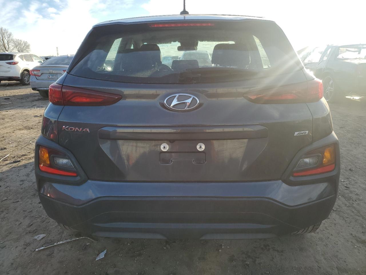 2021 Hyundai Kona VIN KM8K1CAA1MU660699 Copart auction photo, front end damage thumbnail 6
