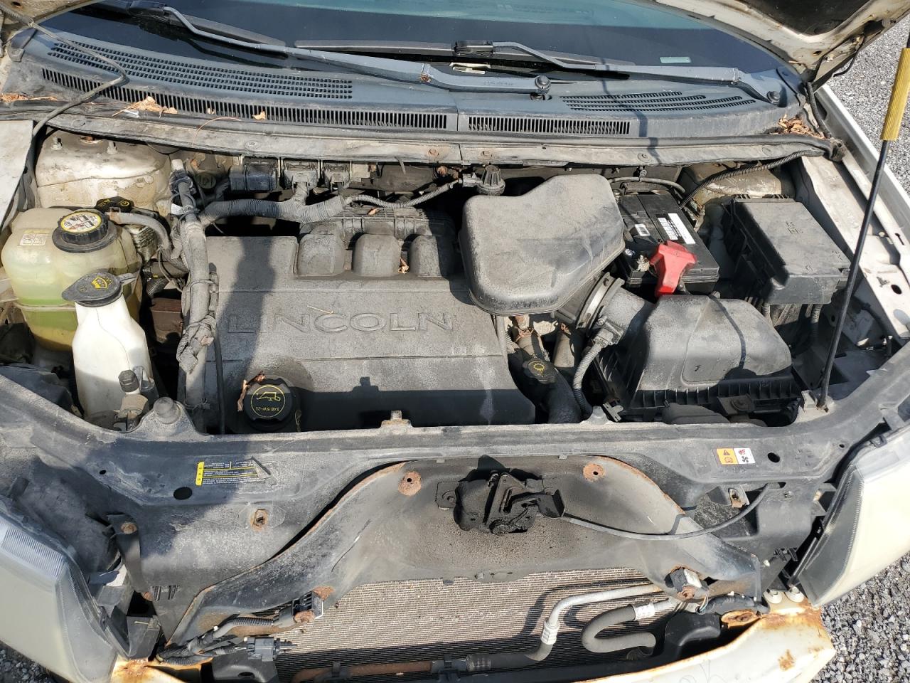 2007 Lincoln MKX VIN 2LMDU88C37BJ30303 Copart auction photo, front end / side damage thumbnail 12