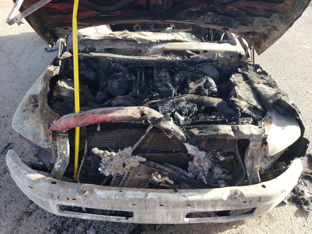 1995 Dodge RAM VIN 1B7KF26C7SS383141 Copart auction photo, rollover / burn damage thumbnail 11
