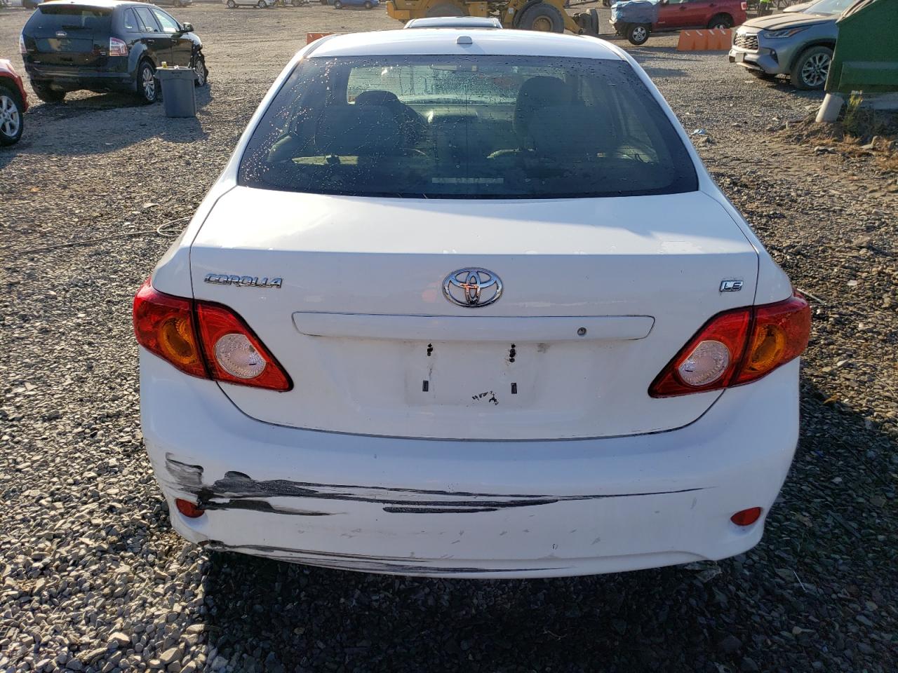 2009 Toyota Corolla VIN 2T1BU40E99C175365 Copart auction photo, front end / rear end damage thumbnail 6